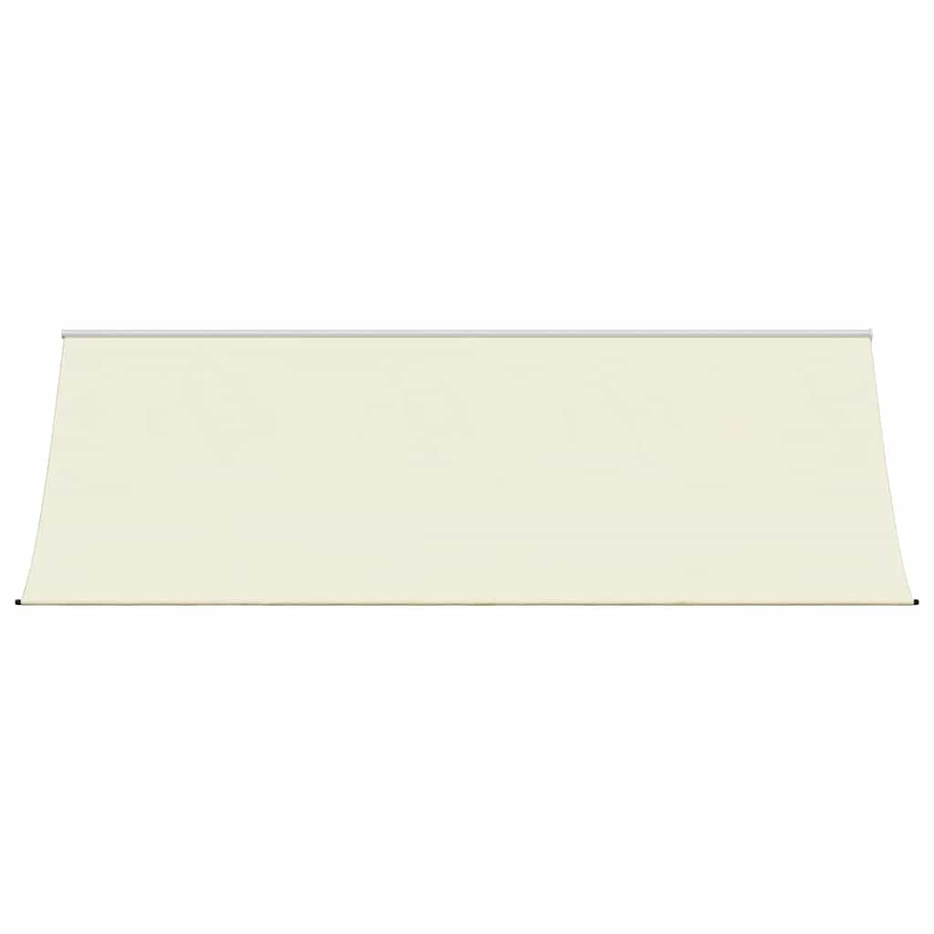 Toldo retrátil 400x150 cm tecido e aço cor creme