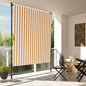 Estore de rolo exterior 150x270 cm tecido/aço laranja e branco