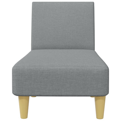 2 pcs conjunto de sofás tecido cinzento-claro