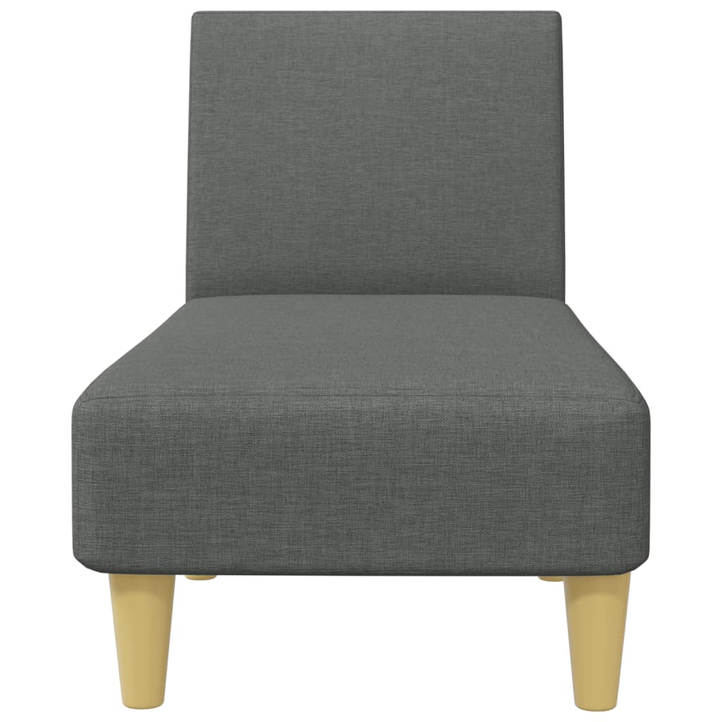 2 pcs conjunto de sofás tecido cinzento-escuro