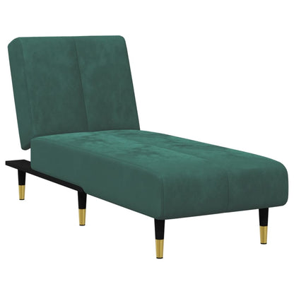 2 pcs conjunto de sofás veludo verde-escuro