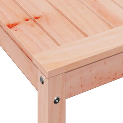 Mesa de jardinagem com prateleira madeira de douglas maciça