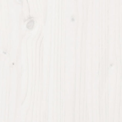 Cadeira de jardim 57,5x63x76 cm pinho maciço branco