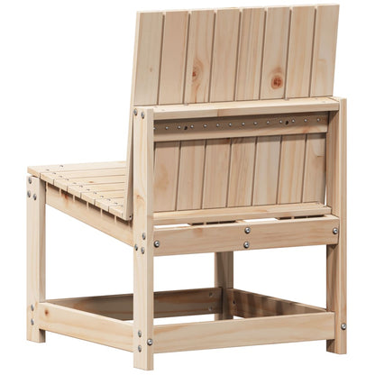 3 pcs conjunto lounge de jardim madeira de pinho maciça