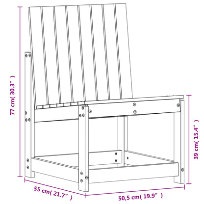 3 pcs conjunto lounge de jardim madeira de pinho impregnada