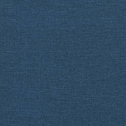 Chaise lounge com almofadões tecido azul