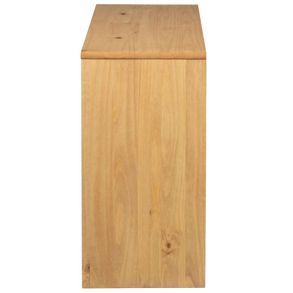 Mesa consola SAUDA 89,5x36,5x73 cm pinho maciço cor carvalho