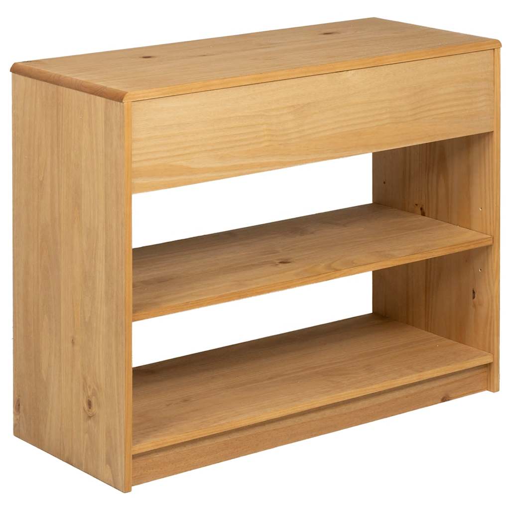 Mesa consola SAUDA 89,5x36,5x73 cm pinho maciço cor carvalho
