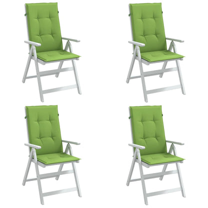 Almofadões cadeiras altas 4pcs mesclado tecido verde