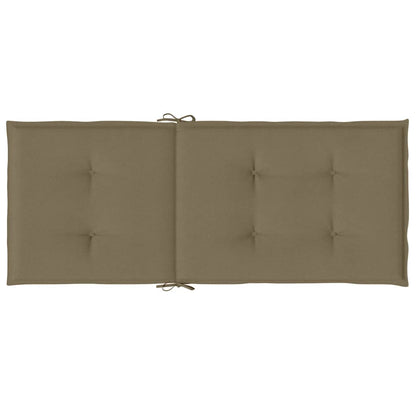 Almofadões p/ cadeiras altas 6 pcs 120x50x4 cm mesclado tecido