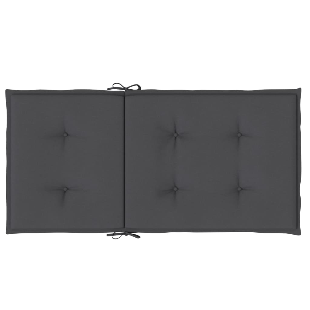 Almofadões lombares p/ cadeiras 2pcs 100x50x4cm mesclado tecido