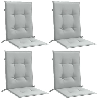 Almofadões lombares cadeiras 4pcs 100x50x4 cm mesclado tecido