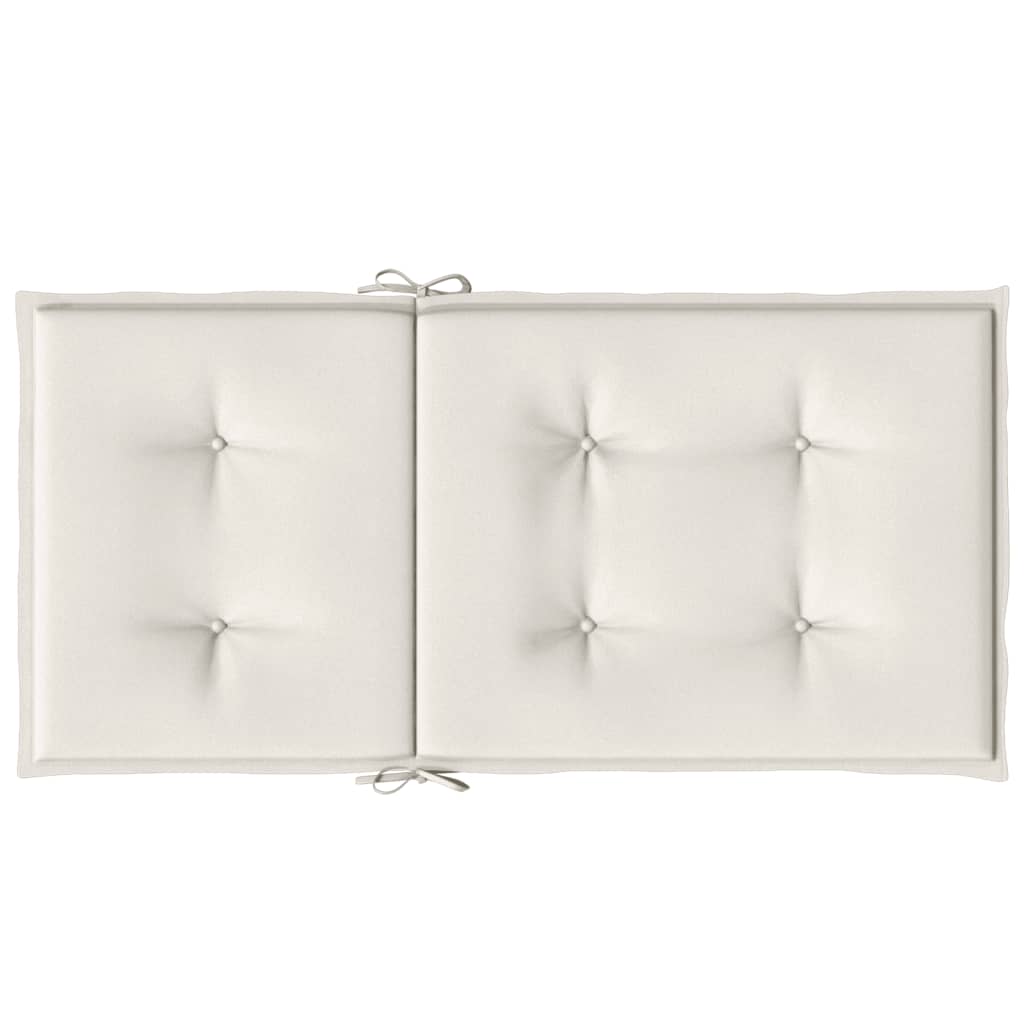 Almofadões lombares p/ cadeiras 4pcs 100x50x4cm mesclado tecido