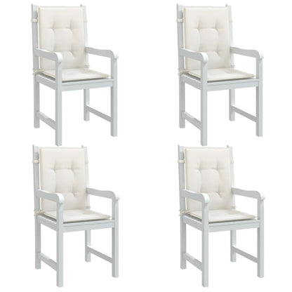 Almofadões lombares p/ cadeiras 4pcs 100x50x4cm mesclado tecido