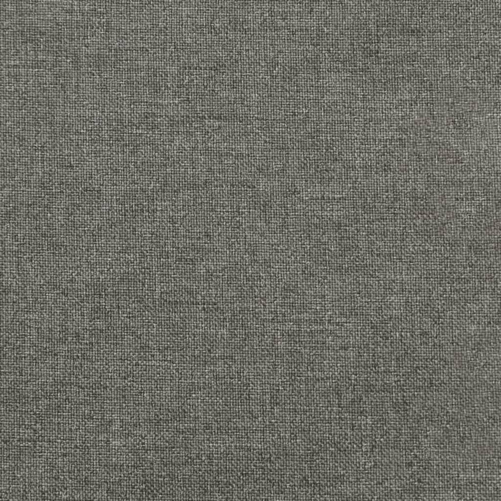 Almofadão banco jardim 100x50x7cm mesclado tecido cinza-escuro