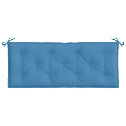 Almofadão p/ banco jardim 120x50x7 cm mesclado tecido azul