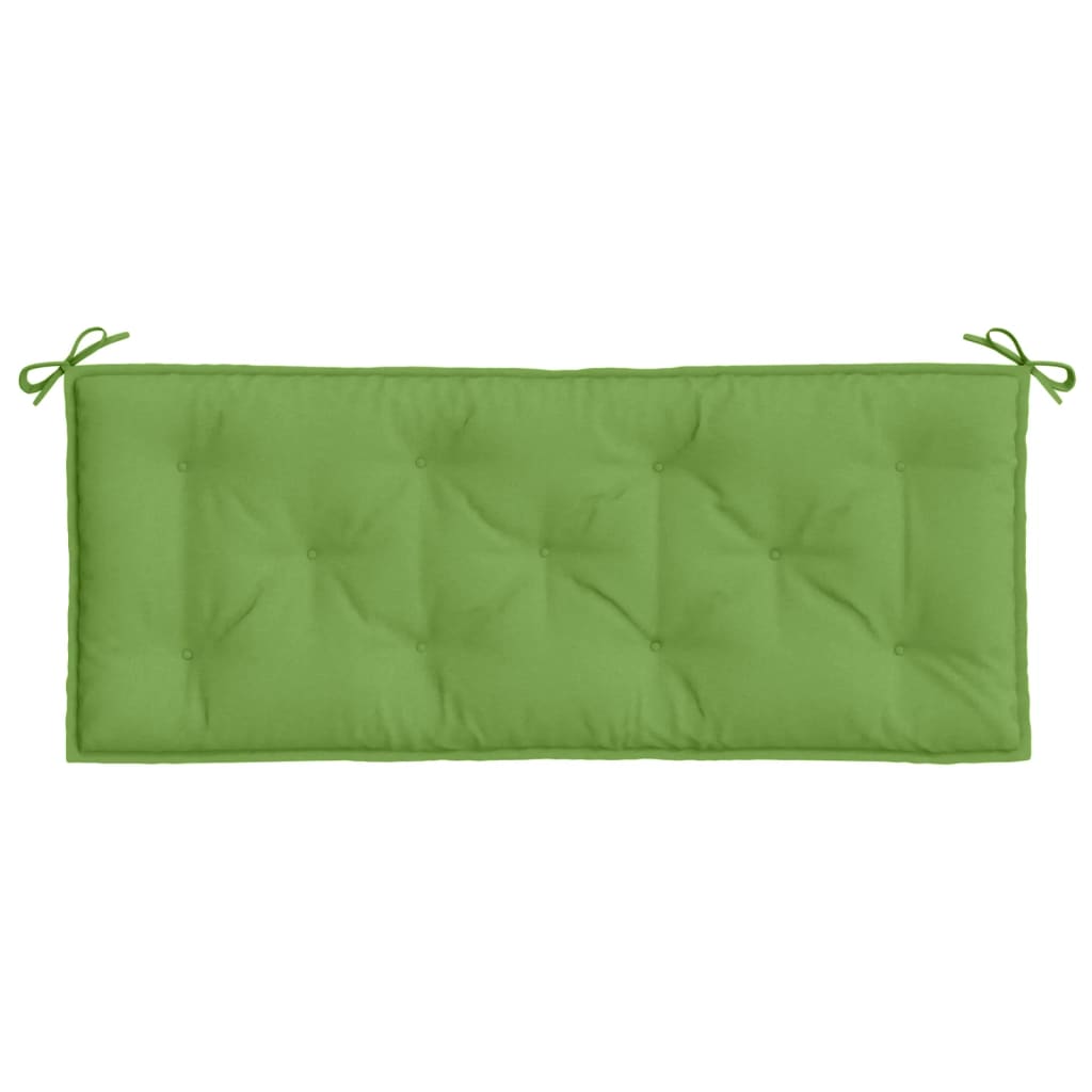 Almofadão p/ banco de jardim 120x50x7 cm mesclado tecido verde