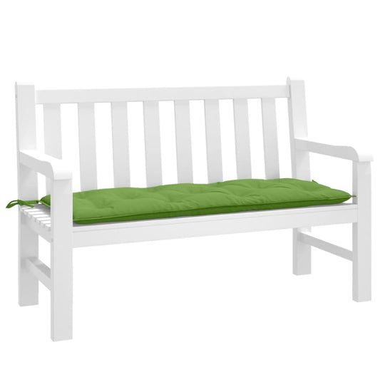 Almofadão p/ banco de jardim 120x50x7 cm mesclado tecido verde