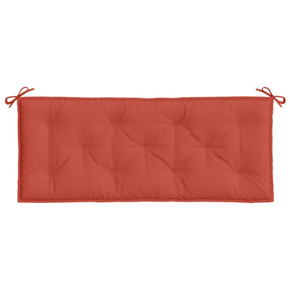 Almofadão banco de jardim 120x50x7 cm mesclado tecido vermelho