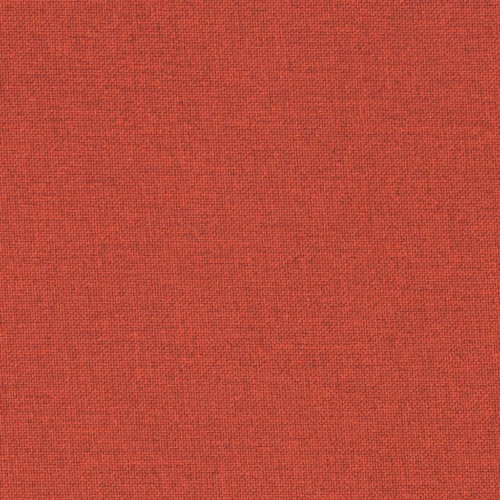 Almofadão banco de jardim 120x50x7 cm mesclado tecido vermelho