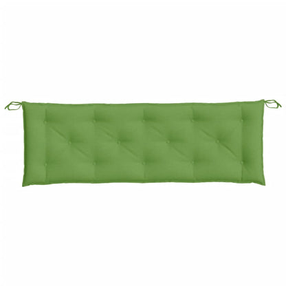 Almofadão p/ banco de jardim 150x50x7 cm mesclado tecido verde