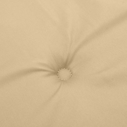Almofadão p/ banco de jardim 180x50x7 cm mesclado tecido bege