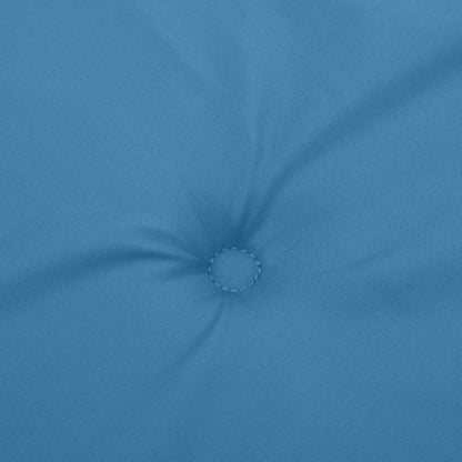 Almofadão p/ banco jardim 180x50x7 cm mesclado tecido azul