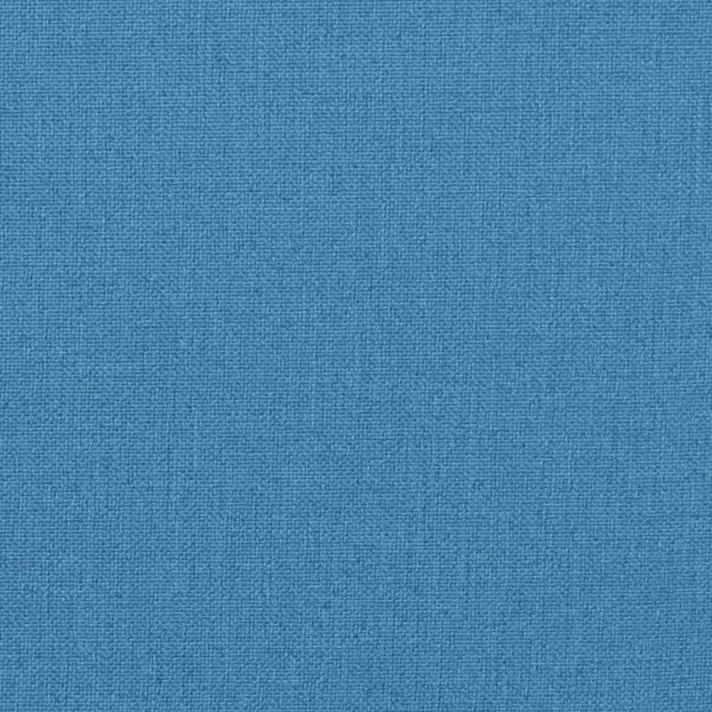 Almofadão p/ banco jardim 180x50x7 cm mesclado tecido azul
