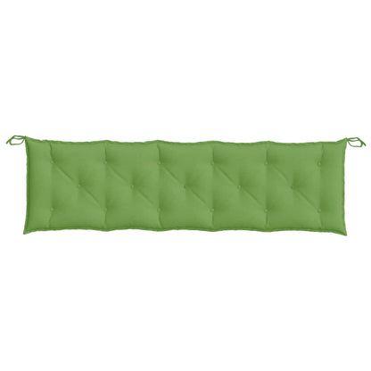 Almofadão p/ banco de jardim 180x50x7 cm mesclado tecido verde
