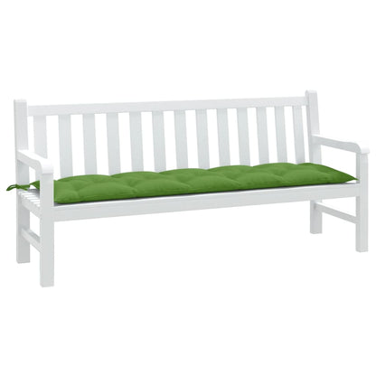 Almofadão p/ banco de jardim 180x50x7 cm mesclado tecido verde