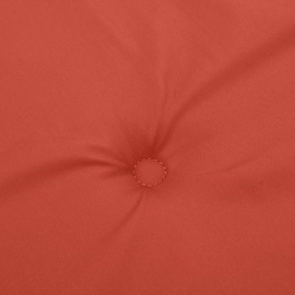 Almofadão p/ banco jardim 180x50x7 cm mesclado tecido vermelho