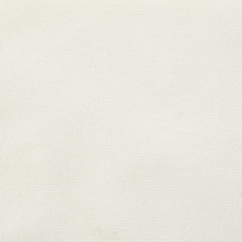 Almofadões banco jardim 2pcs 100x50x7cm mesclado tecido creme
