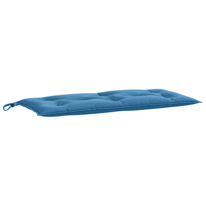 Almofadões banco jardim 2pcs 100x50x7cm mesclado tecido azul