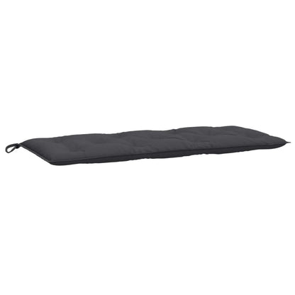 Almofadões banco jardim 2pcs 120x50x7cm mesclado antracite