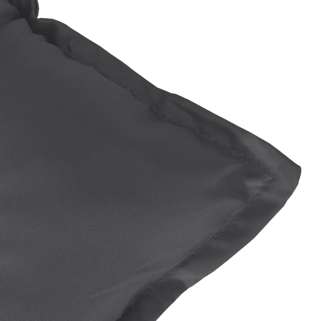 Almofadões banco jardim 2pcs 120x50x7cm mesclado antracite
