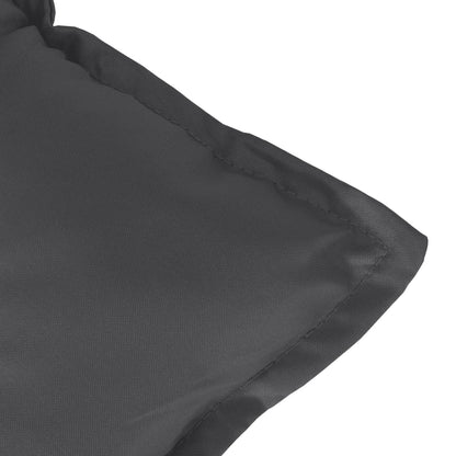 Almofadões banco jardim 2pcs 120x50x7cm mesclado antracite