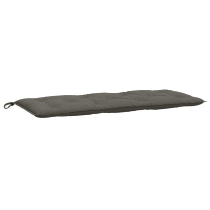 Almofadões banco jardim 2pcs 120x50x7cm mesclado cinza-escuro