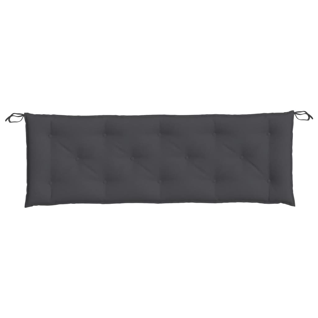 Almofadões banco jardim 2pcs 150x50x7cm mesclado tecido