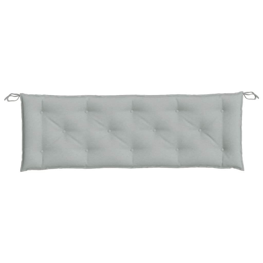 Almofadões banco jardim 2pcs 120x50x7cm mesclado tecido