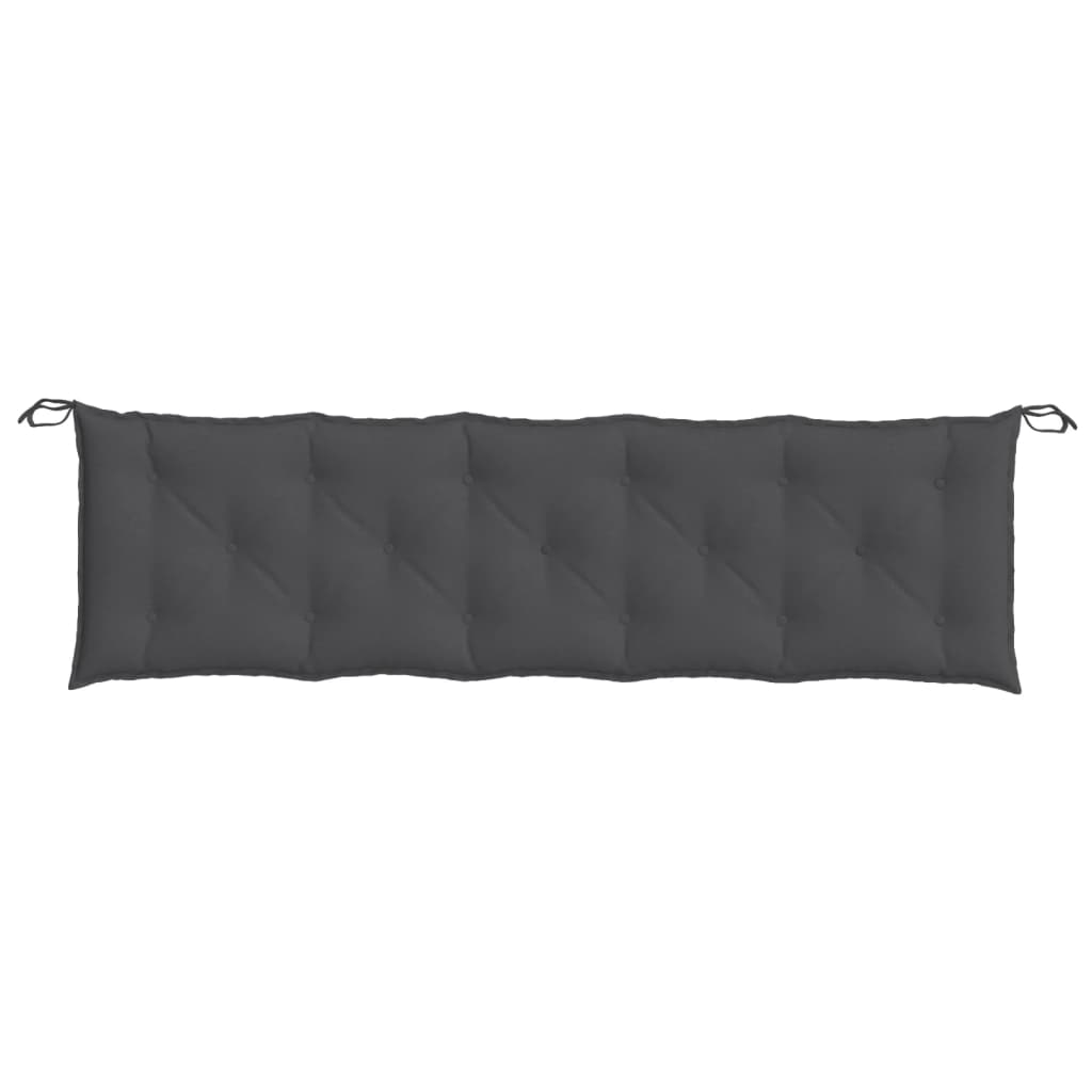 Almofadões p/ banco jardim 2pcs 180x50x7cm mesclado tecido