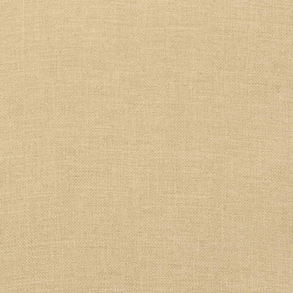 Almofadões banco jardim 2pcs 200x50x7cm mesclado tecido bege