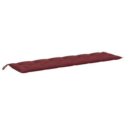 Almofadões banco jardim 2pcs 200x50x7cm mesclado tecido