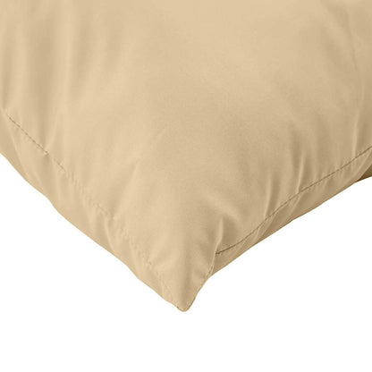 Almofadões de paletes 2 pcs mesclado tecido bege