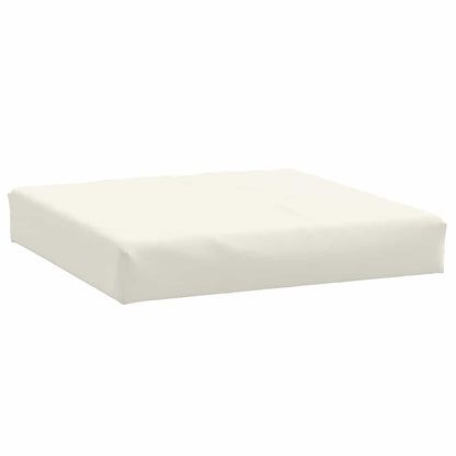 Almofadões de paletes 3 pcs mesclado tecido creme