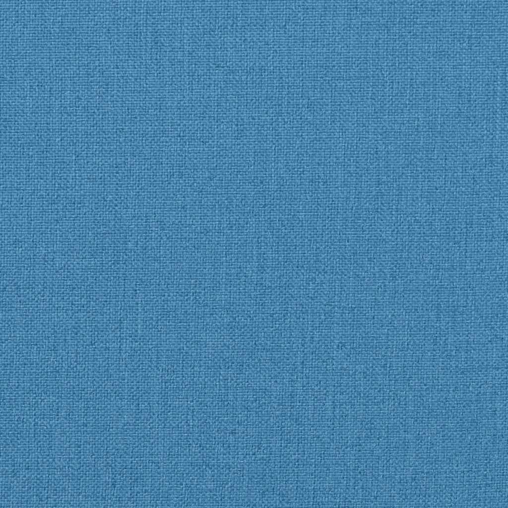Almofadões de paletes 3 pcs mesclado tecido azul