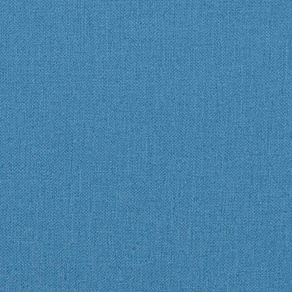 Almofadões de paletes 3 pcs mesclado tecido azul