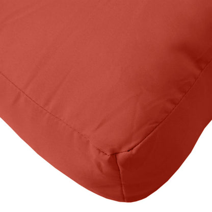 Almofadão p/ paletes 60x60x9,5 cm mesclado tecido vermelho