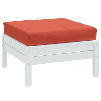 Almofadão p/ paletes 60x60x9,5 cm mesclado tecido vermelho