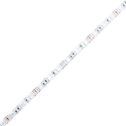Armário de cabeceira com luzes LED 160x17x102 cm branco