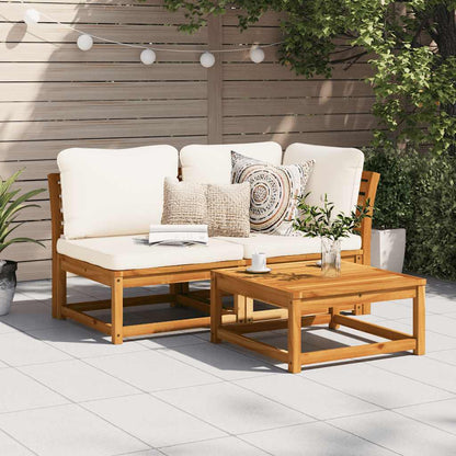 Mesa de jardim 63x63x30 cm madeira de acácia maciça